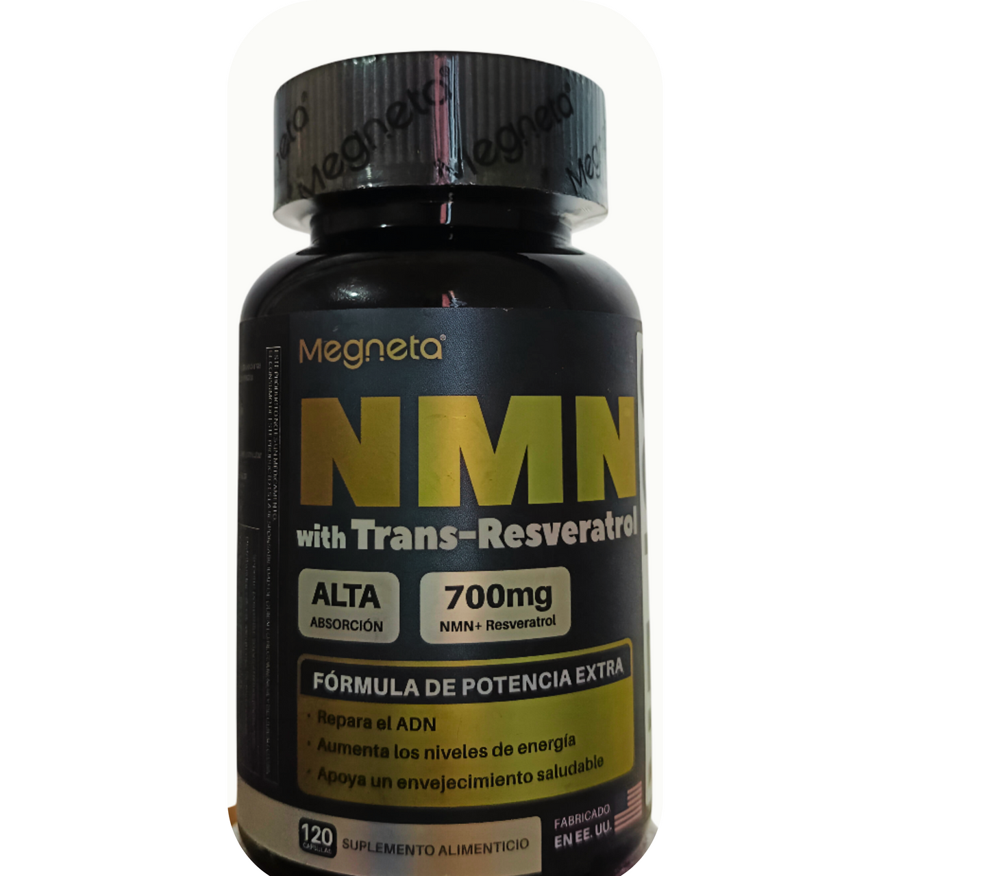 Resveratrol + NAD | Suplemento Americano Premium | Energía Celular, Antienvejecimiento y Salud Cardiovascular